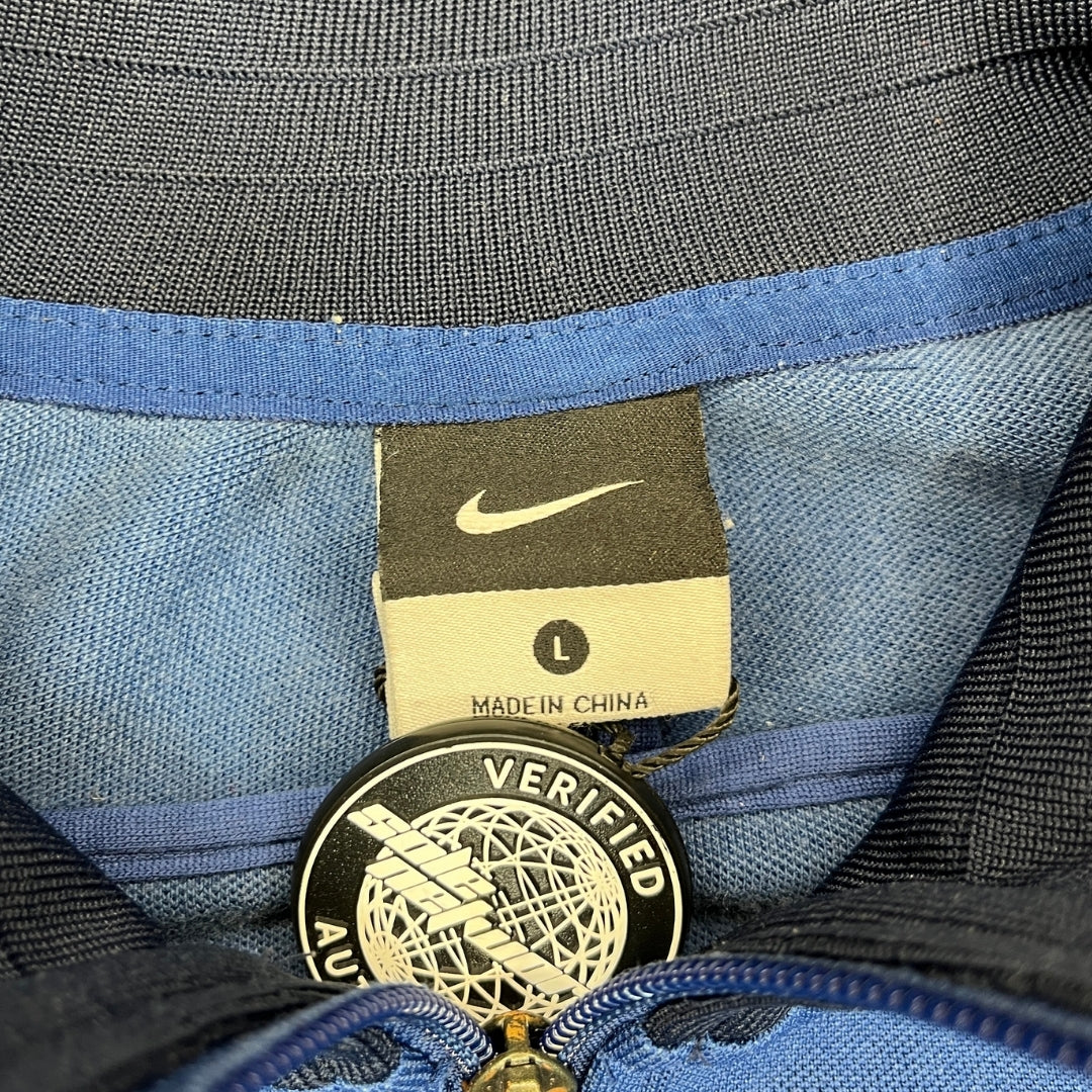 Vintage Nike Blue France Trackjacket (L)