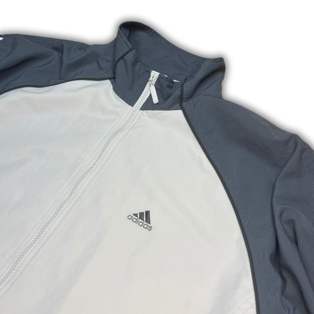 Vintage Adidas 90er Beige Grey Trackjacket (L)