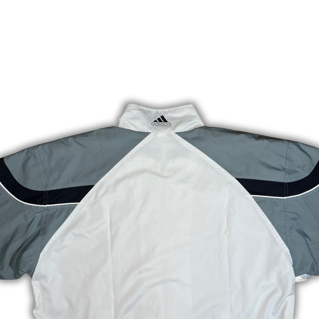Vintage Adidas 90er White Grey Trackjacket (L)