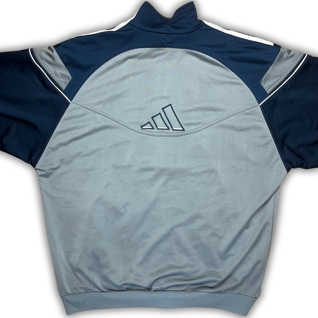 Vintage Adidas Blue Grey Trackjacket (L)