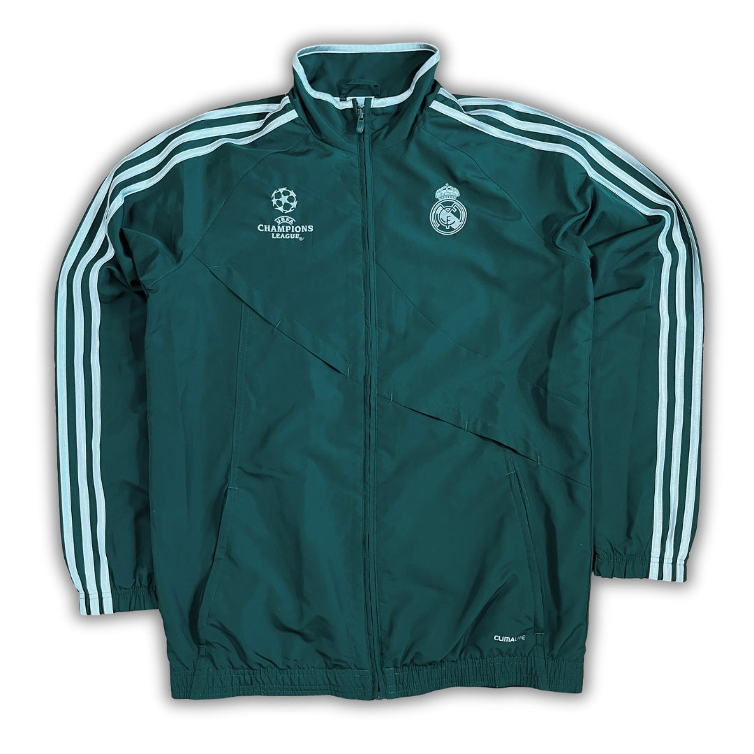 Vintage Adidas Forrest Green Real Madrid Trackjacket (S)