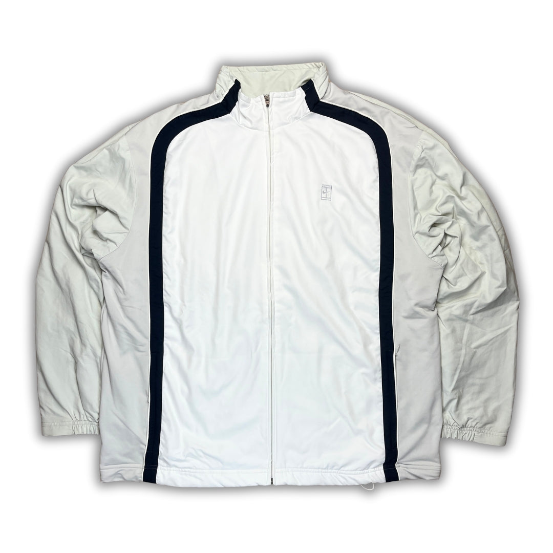Vintage Adidas 90s Baby Blue Track Jacket (L)