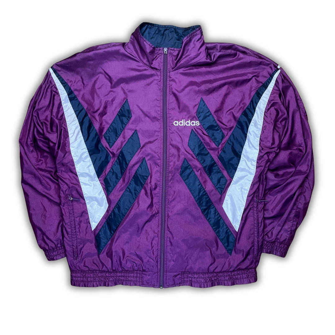Vintage Adidas 90er Purple Rave Trackjacket (M)