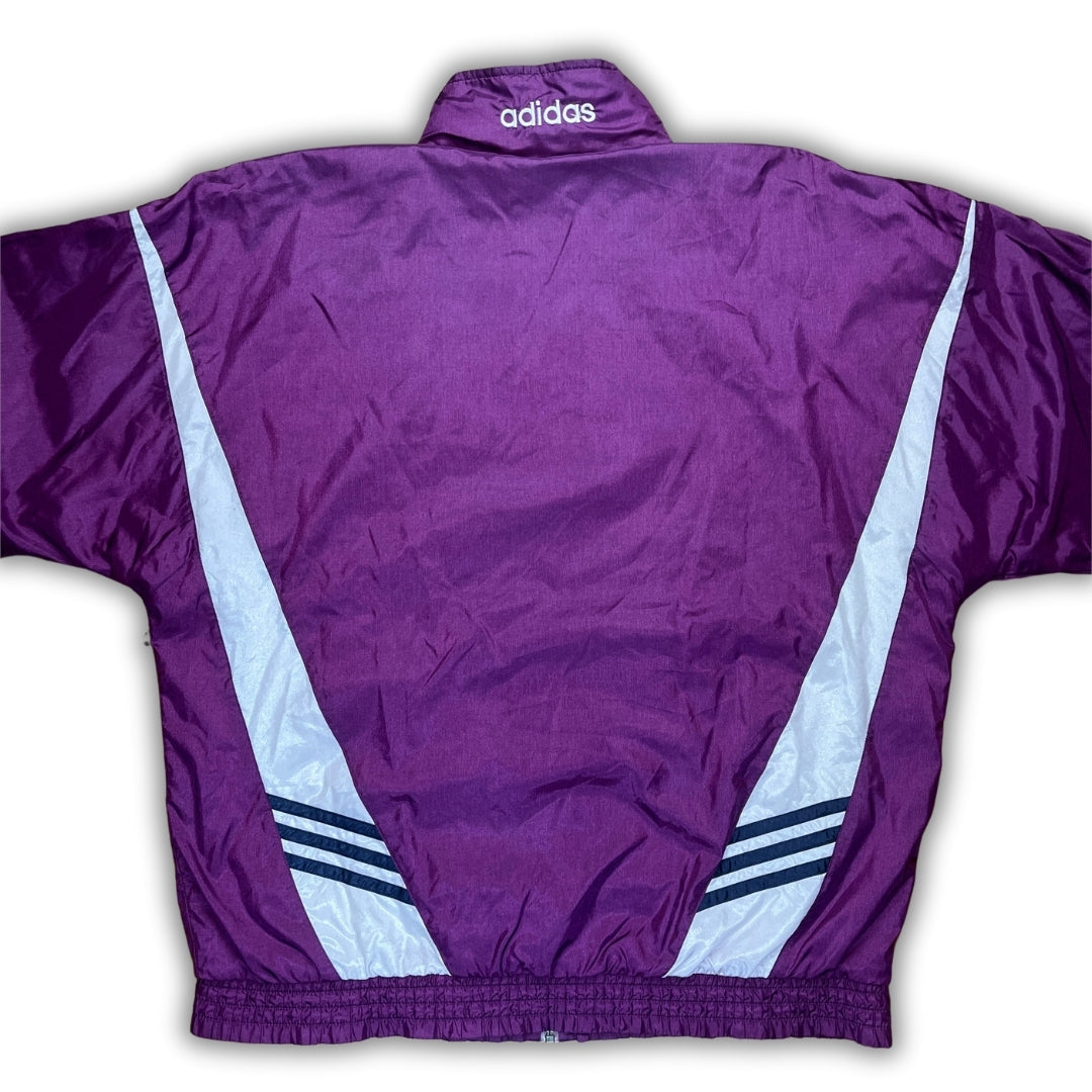 Vintage Adidas 90er Purple Rave Trackjacket (M)