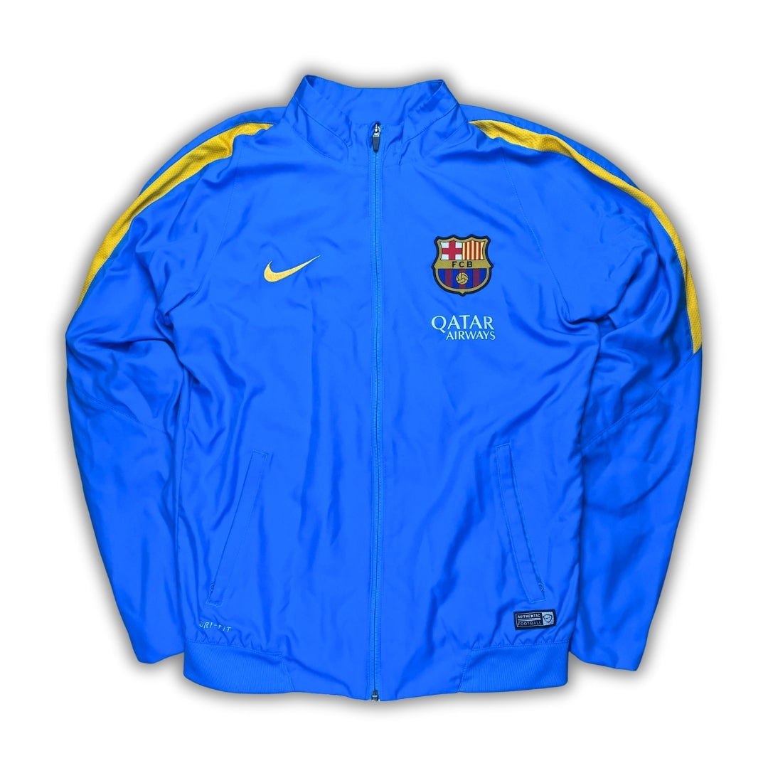 Vintage Adidas Blue FC Barcelona Trackjacket (M)