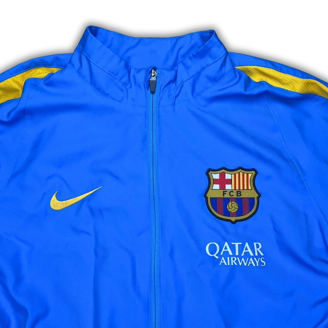 Vintage Adidas Blue FC Barcelona Trackjacket (M)