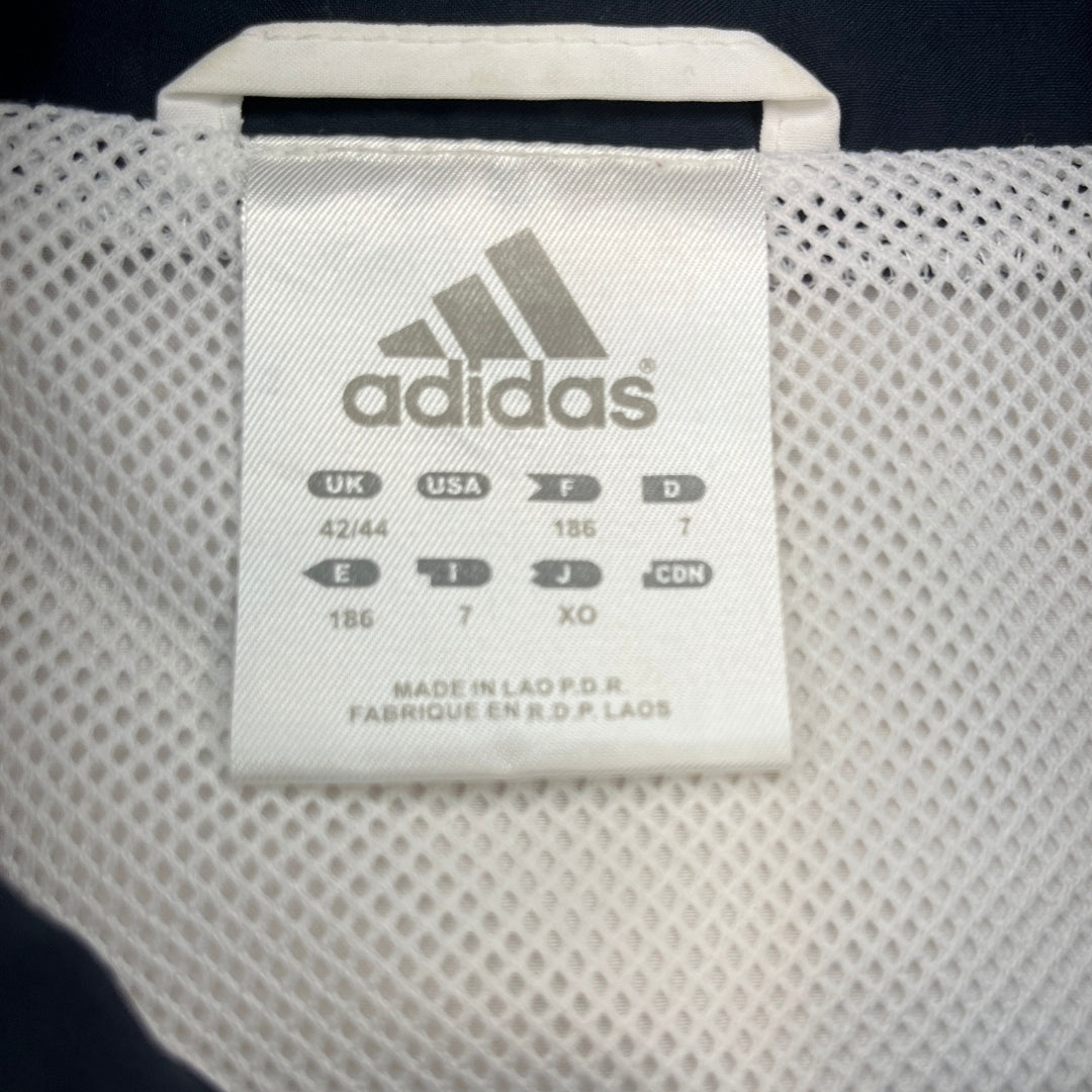 Vintage White Blue Adidas Tracksuit (XL)