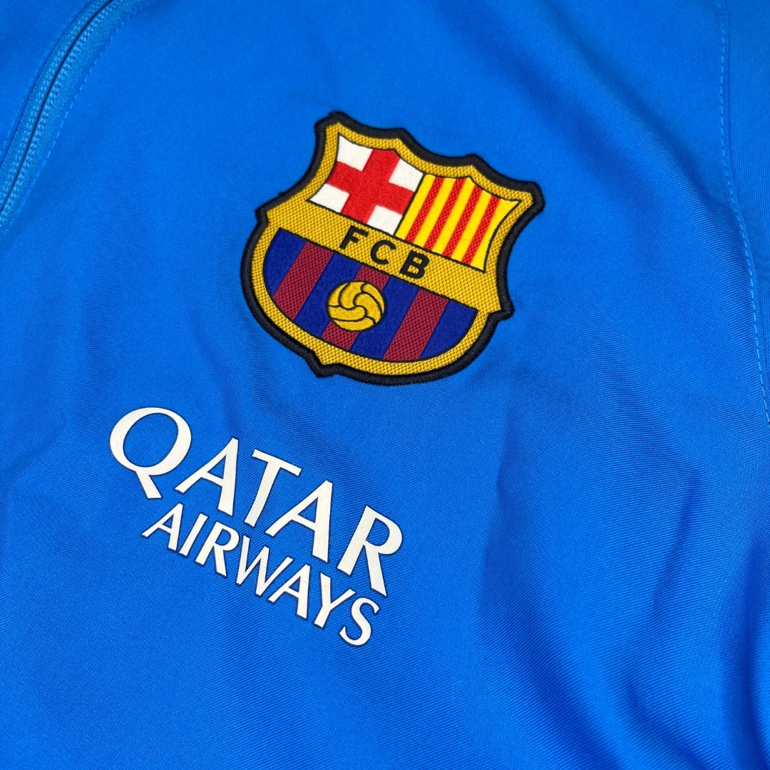 Vintage Adidas Blue FC Barcelona Trackjacket (M)