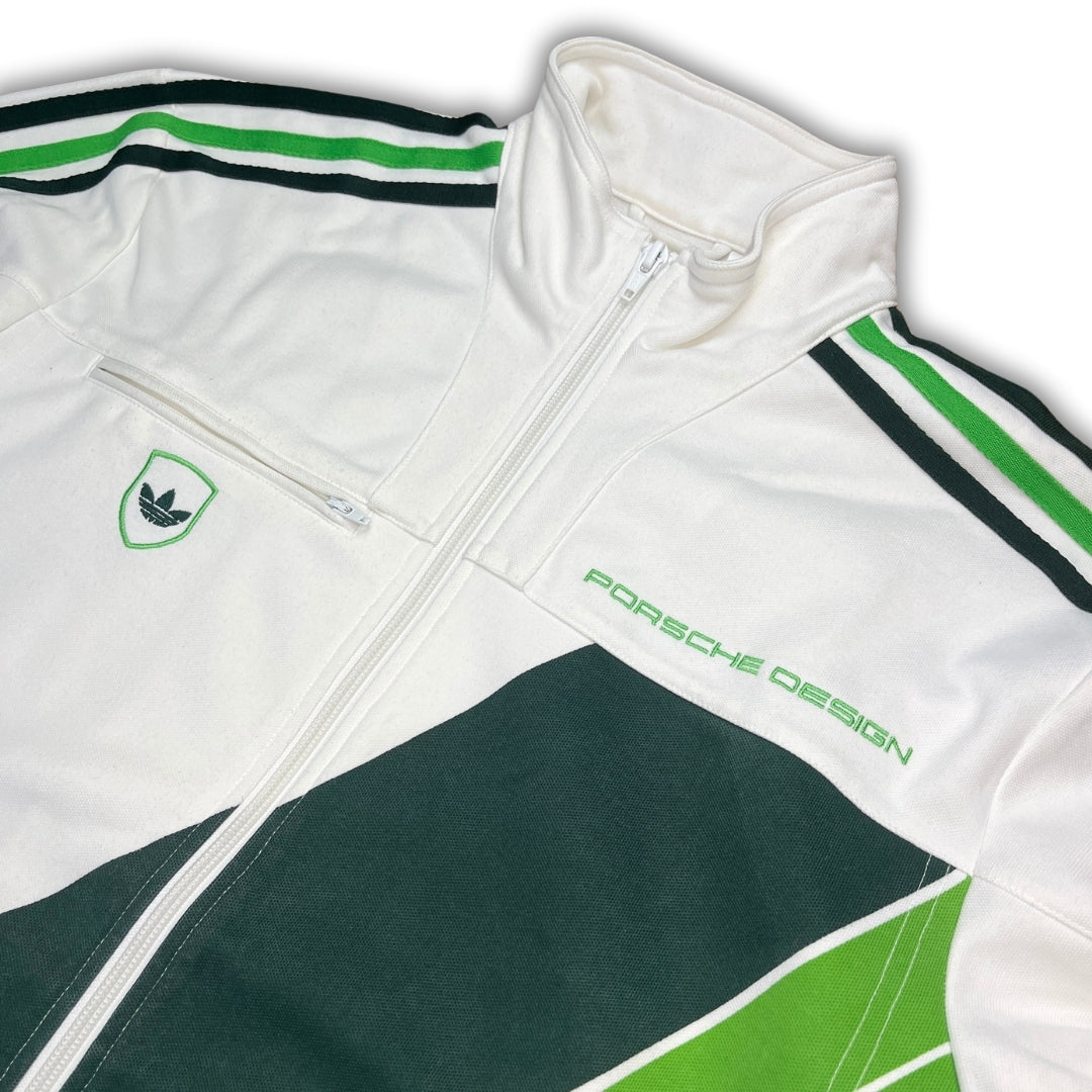 Vintage Adidas x Porsche White Green (Sample) Trackjacket (M)