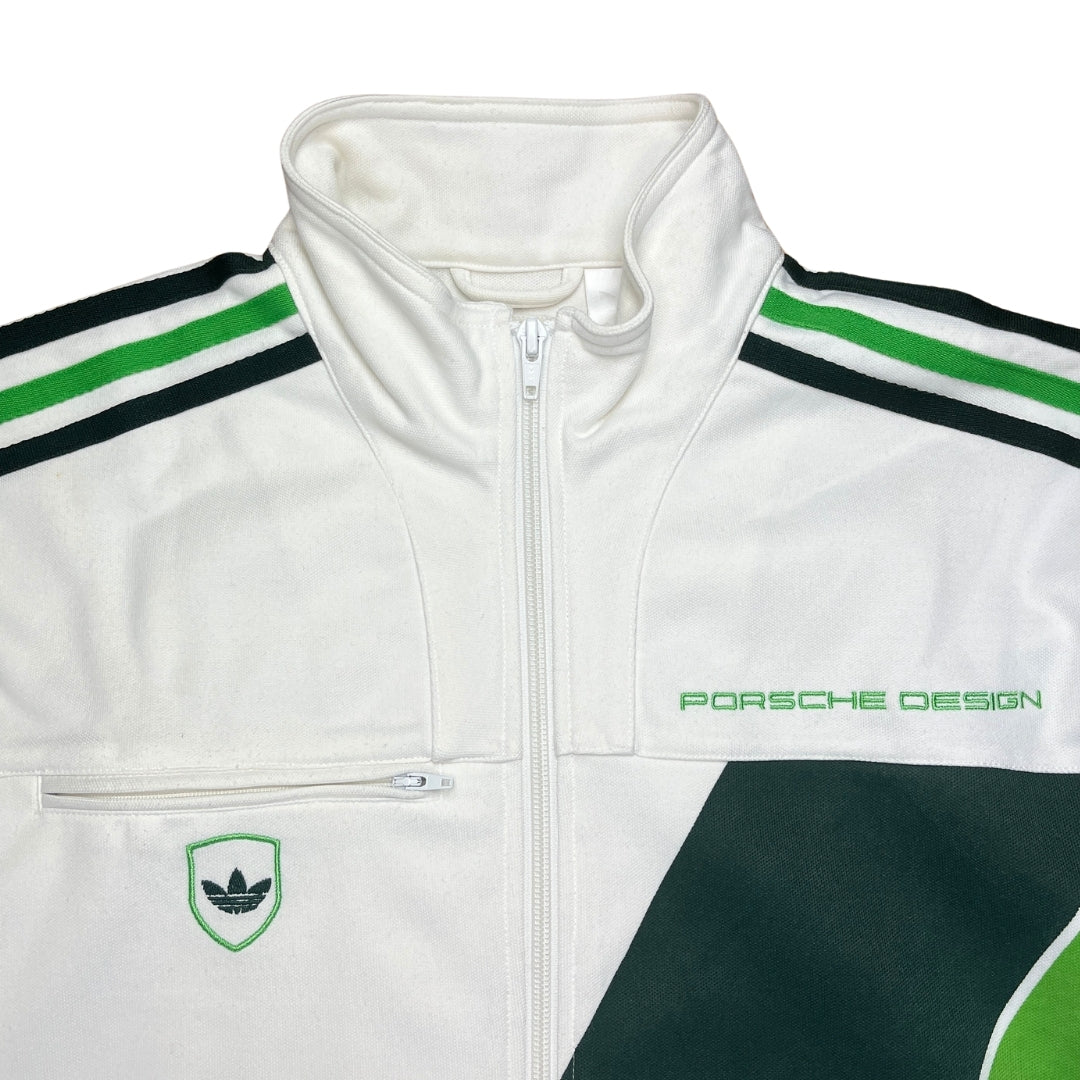 Vintage Adidas x Porsche White Green (Sample) Trackjacket (M)