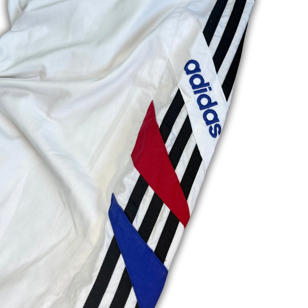 Vintage Adidas White Rave Trackpants (M)