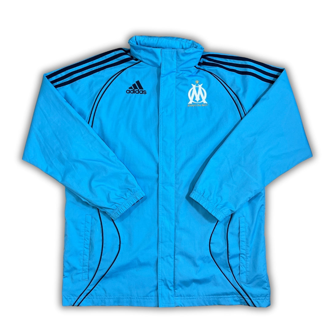 Vintage Adidas Blue Olympique Marseille Jacke (S)