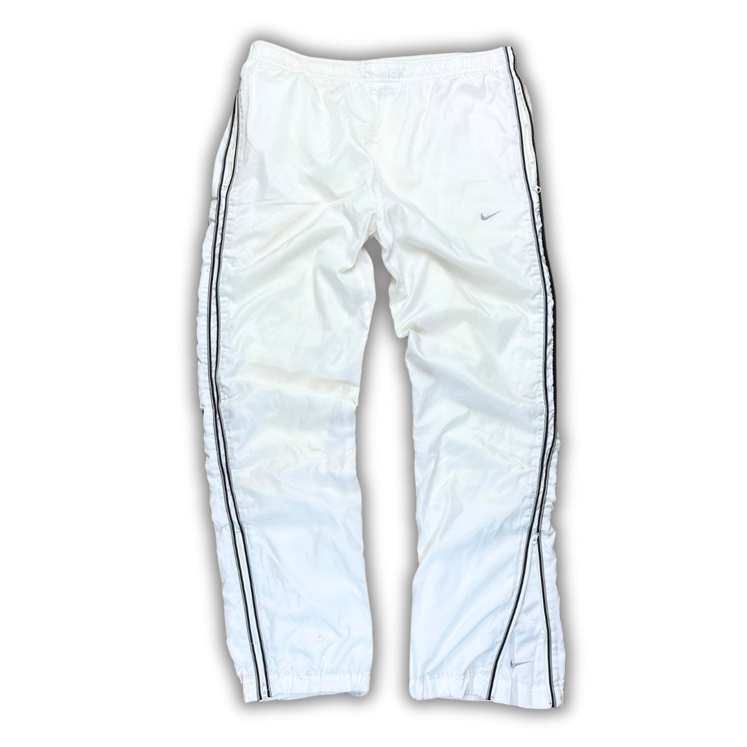 Vintage Nike White Flared Trackpants (M)