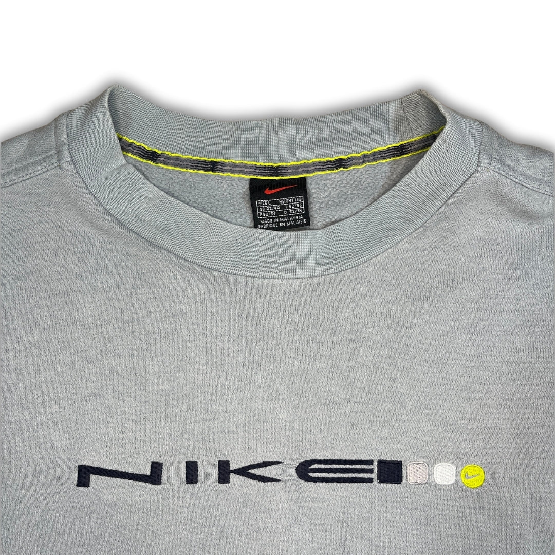 Vintage 1999 Nike Light Grey Hoodie (L)