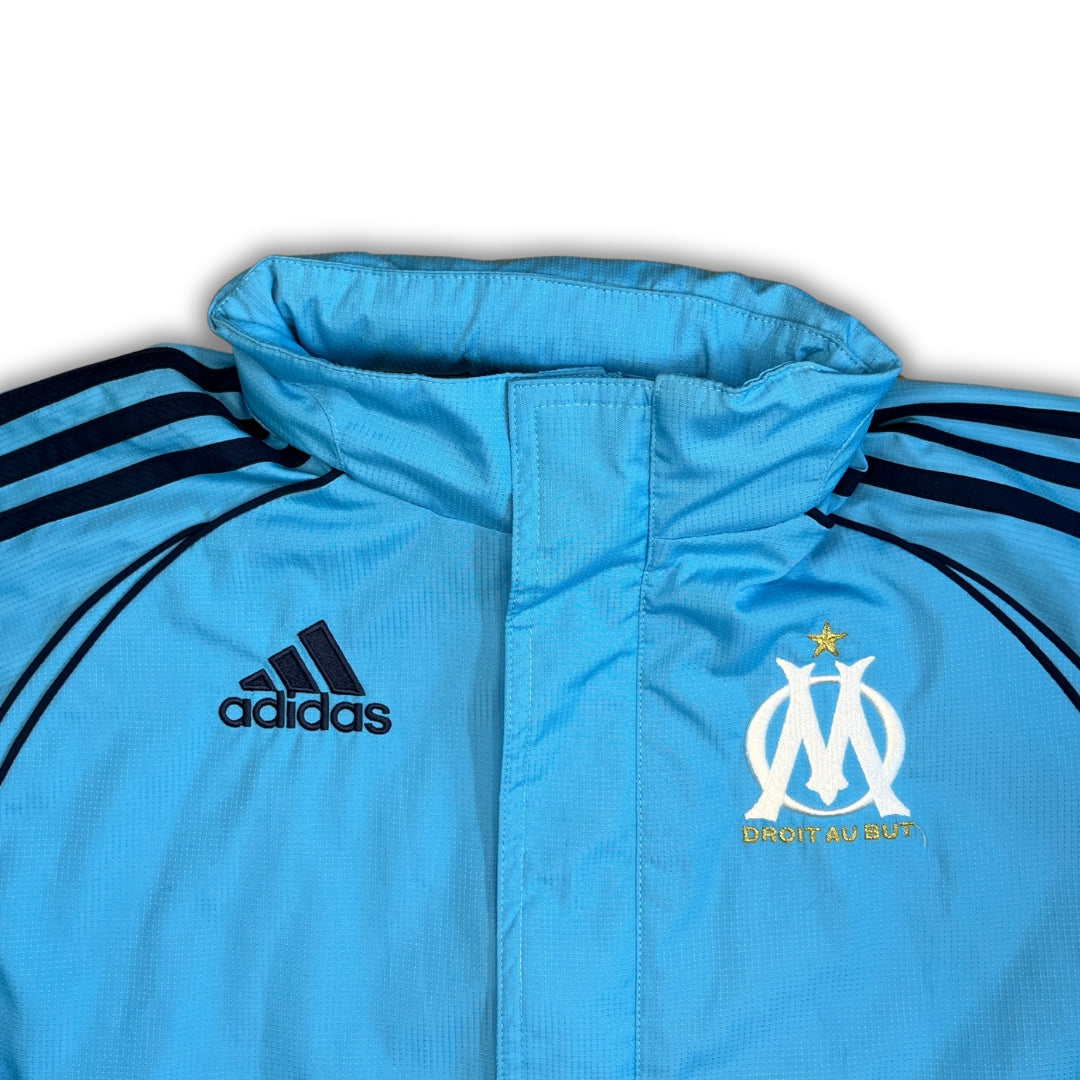 Vintage Adidas Blue Olympique Marseille Jacke (S)
