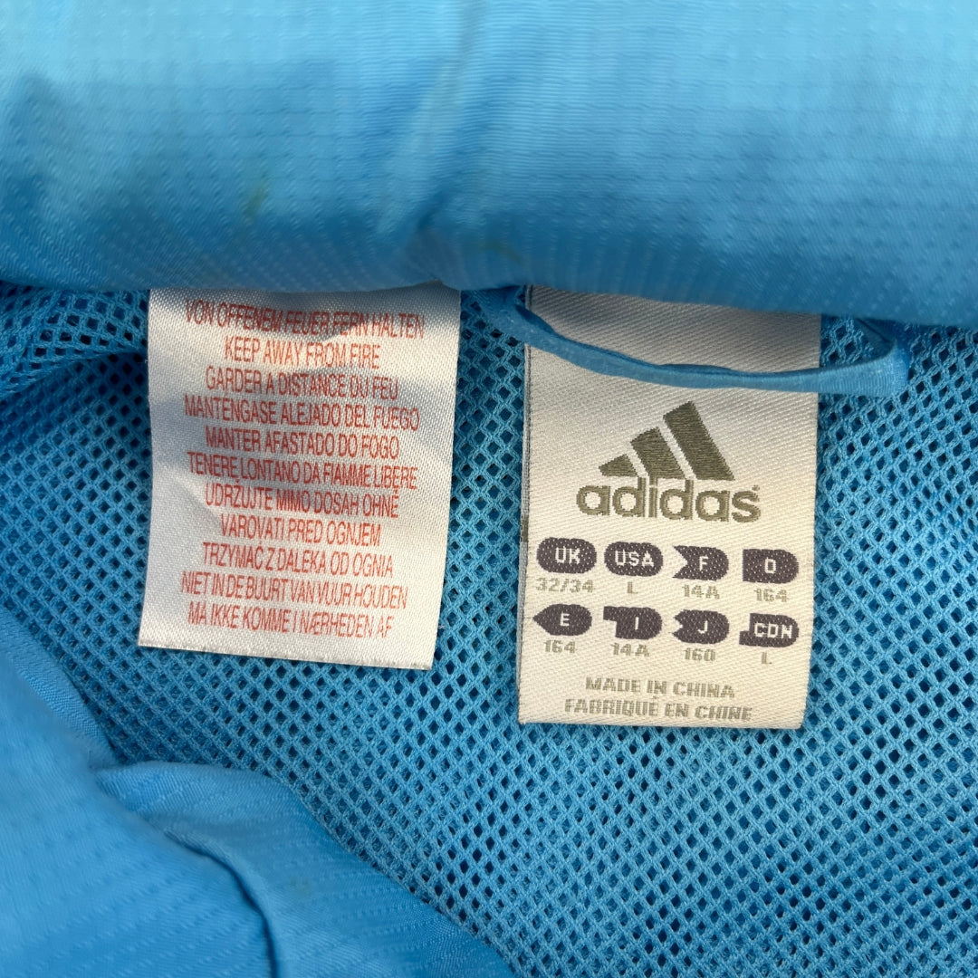 Vintage Adidas Blue Olympique Marseille Jacke (S)