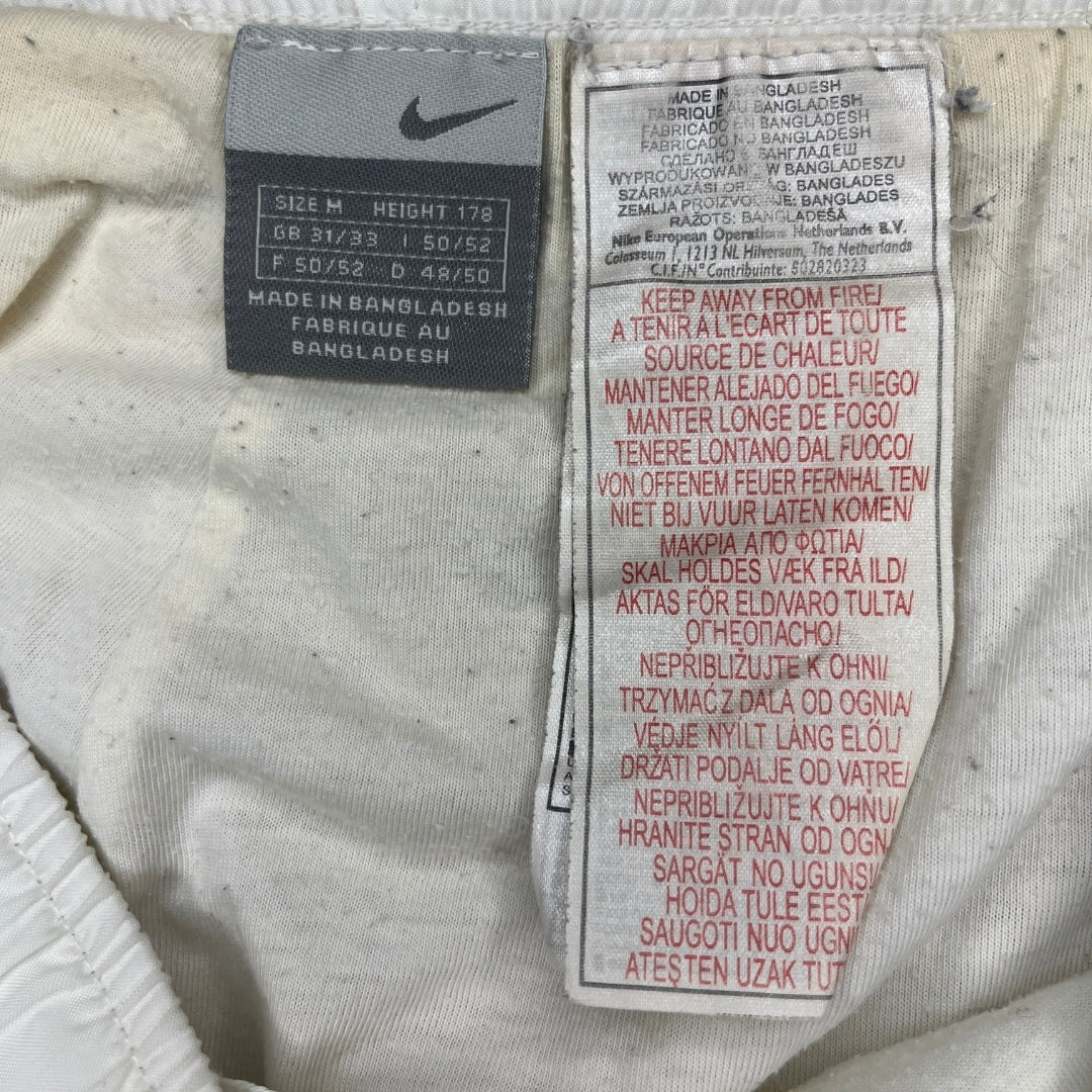 Vintage Nike White Flared Trackpants (M)