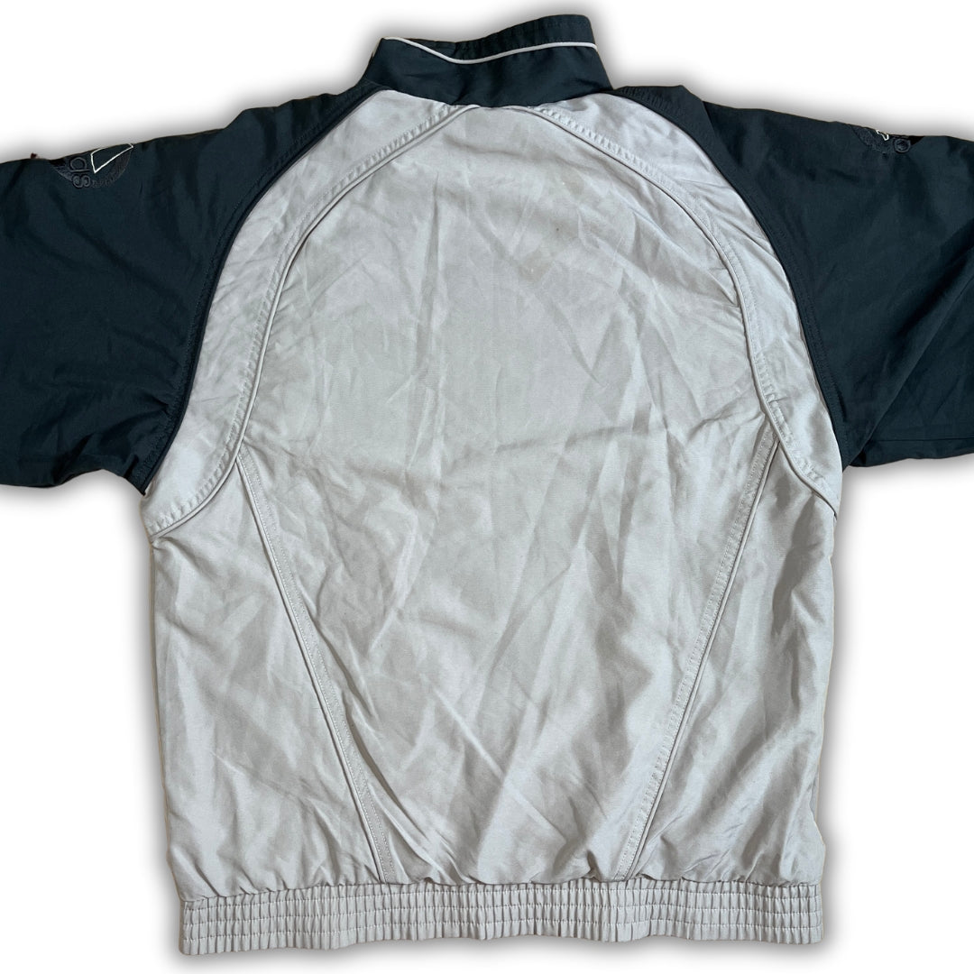 Vintage Adidas 90er Grey Black Trackjacket (S)