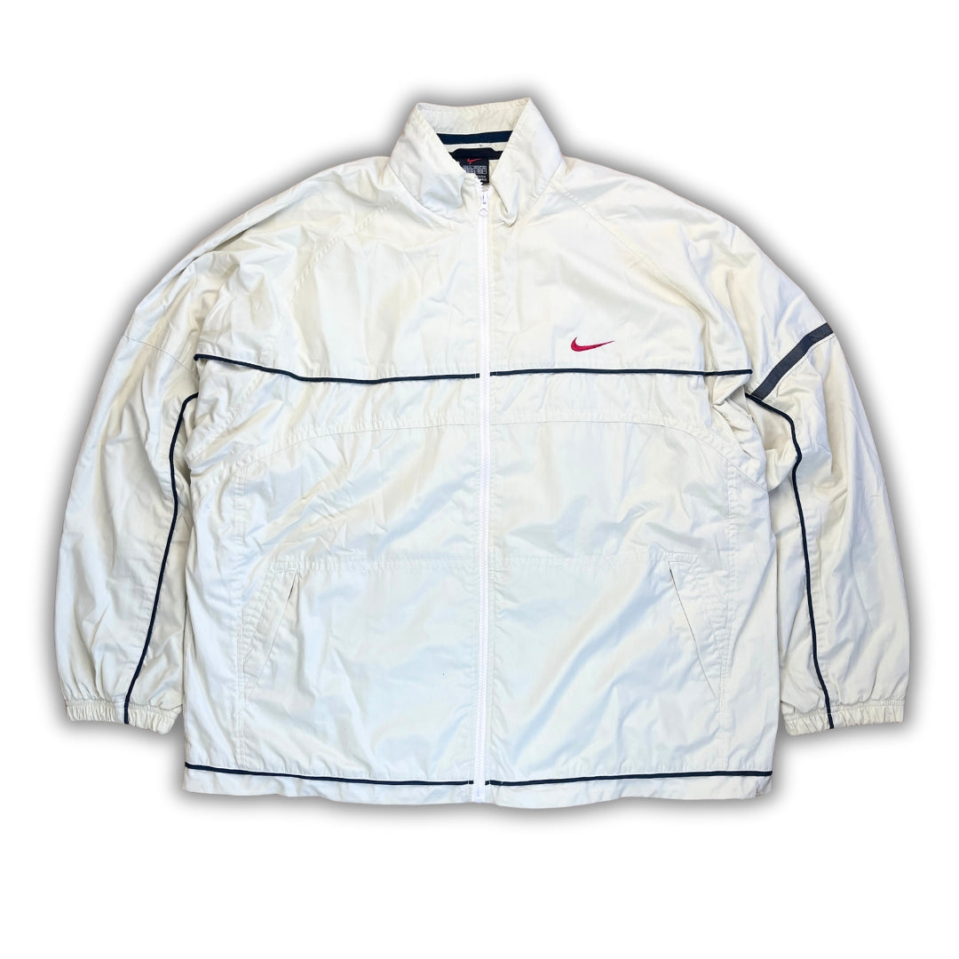 Vintage Nike Beige Trackjacket (XL)