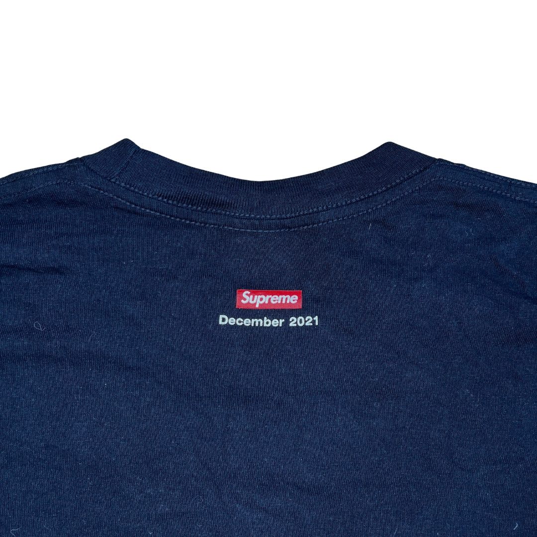Vintage Black Supreme Christmas Shirt (L)