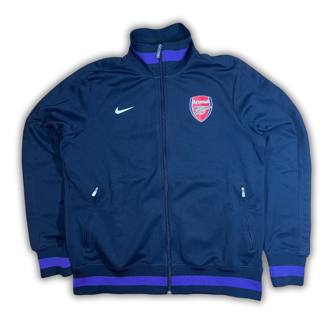 Vintage Nike Black FC Arsenal Trackjacket (L)