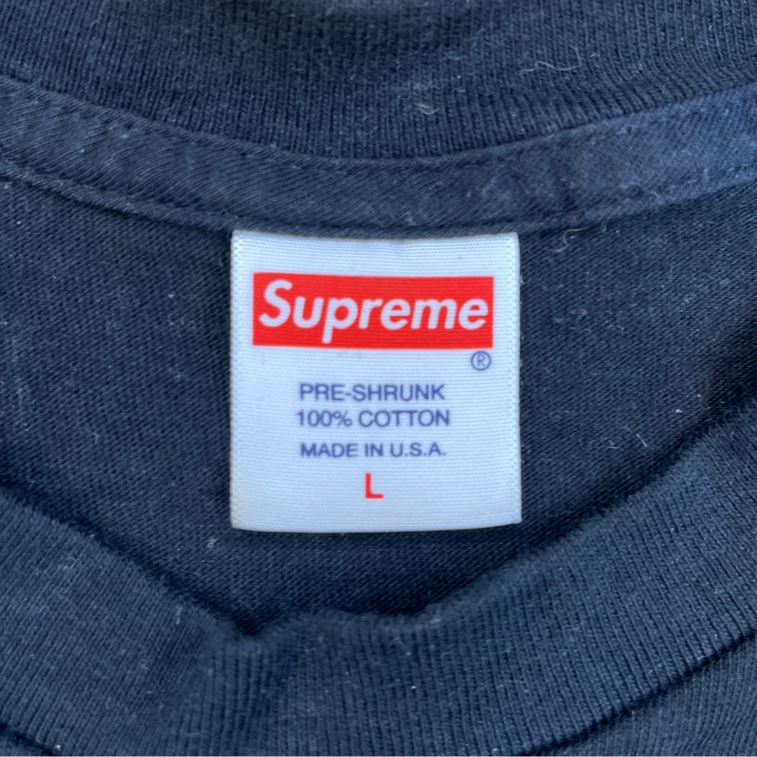 Vintage Black Supreme Christmas Shirt (L)