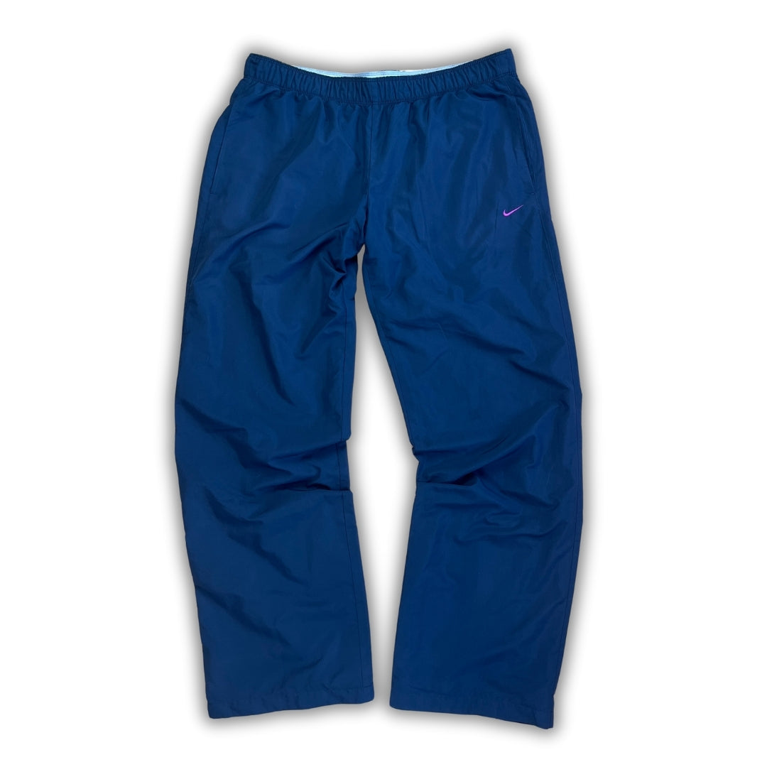 Vintage Nike Blue Purple Swoosh Trackpants (M)