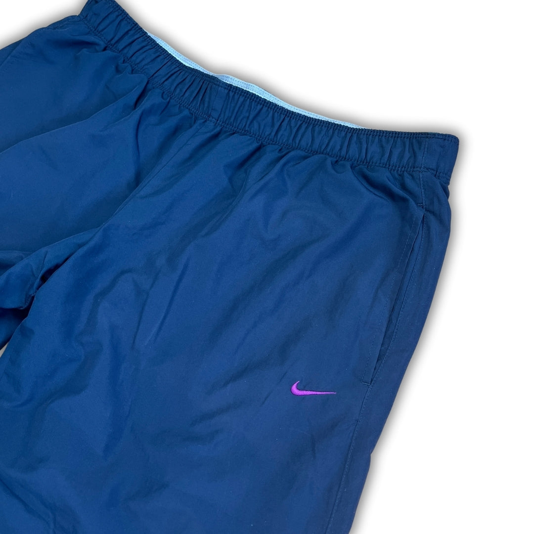 Vintage Nike Blue Purple Swoosh Trackpants (M)