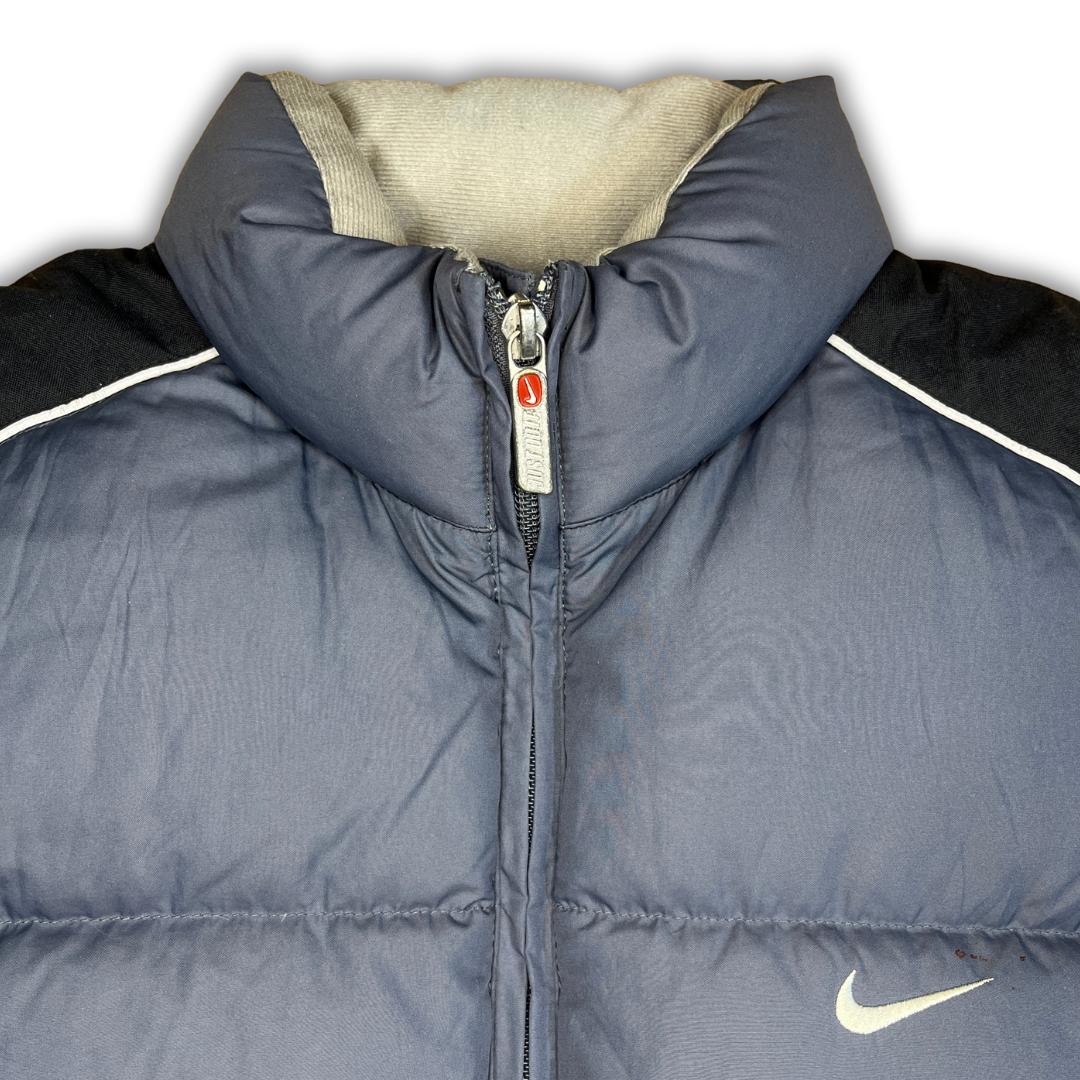 Vintage Nike Grey Puffer Weste (L)