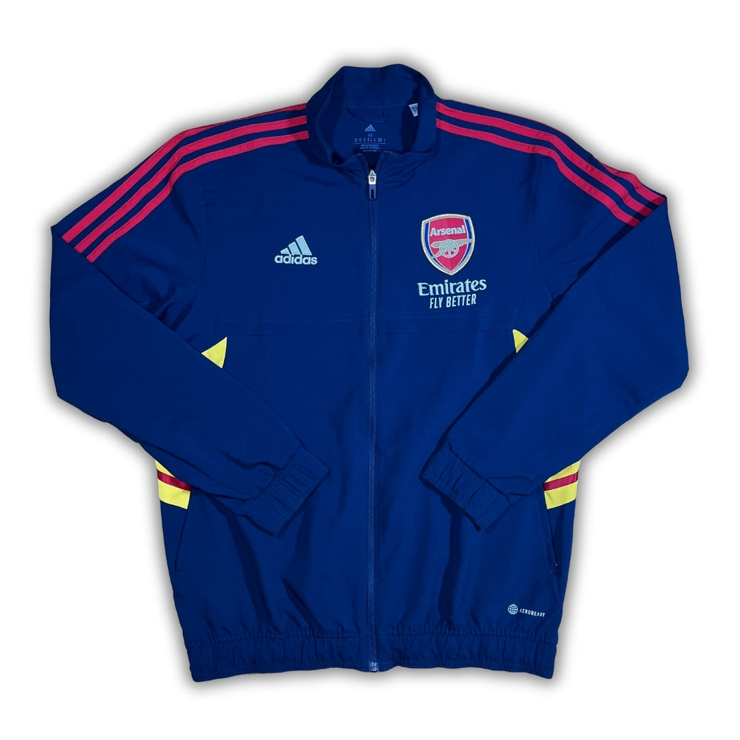 Vintage Adidas Blue FC Arsenal Track Jacket (M)