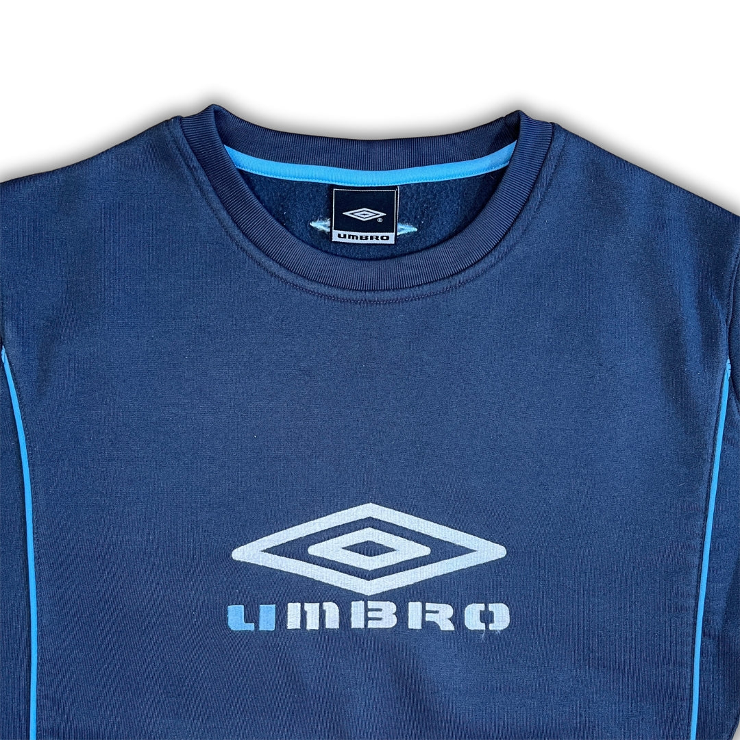 Vintage Dark Blue Umbro Hoodie (XL)