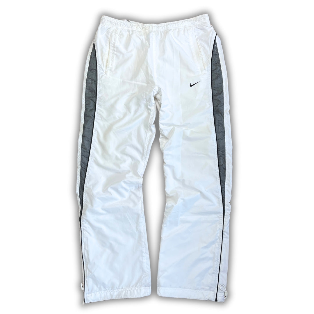 Vintage Nike White Grey Flared Trackpants (M)