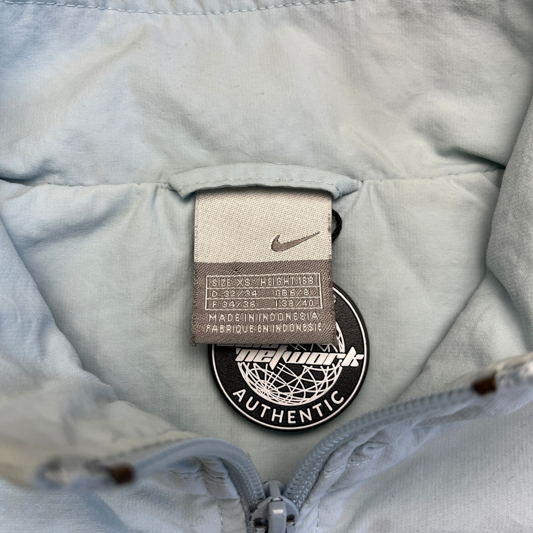 Vintage Nike Baby Blue Trackjacket (XS)
