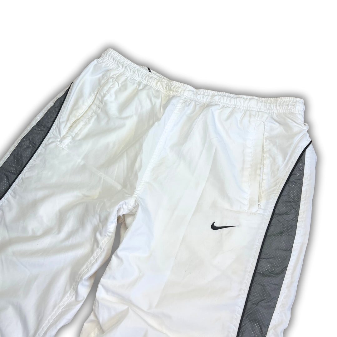 Vintage Nike White Grey Flared Trackpants (M)