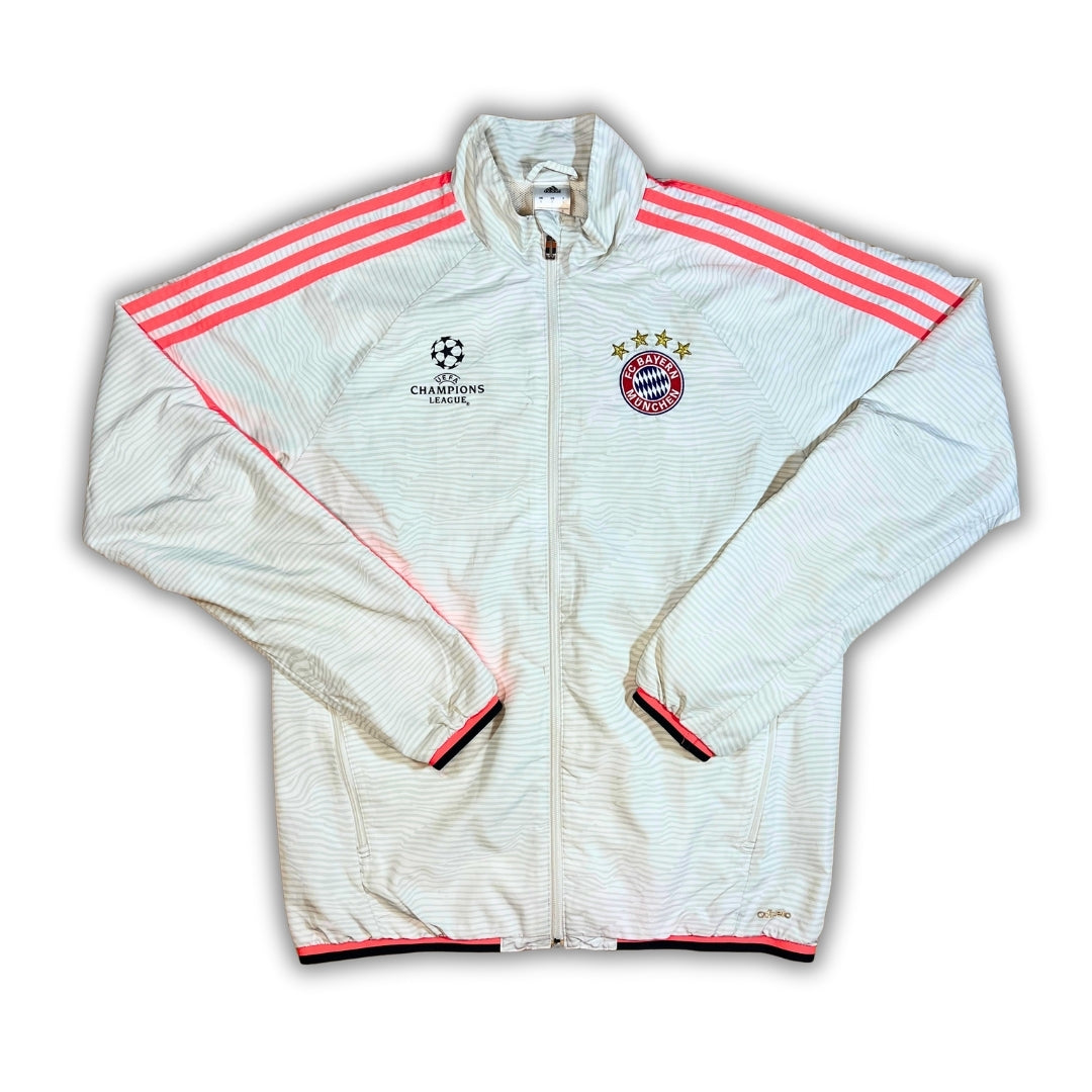 Vintage Adidas White FC Bayern Champions League Trackjacket (S)