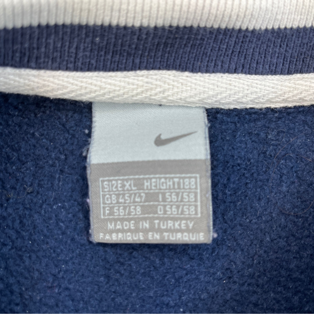 Vintage Blue Nike Swoosh Hoodie (XL)