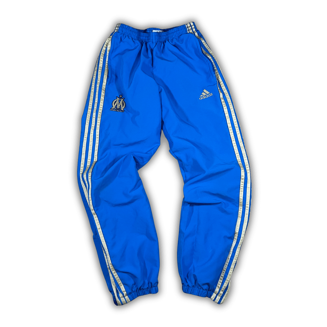 Vintage Adidas Blue Olympique Marseille Trackpants (XS) - Solenetwork