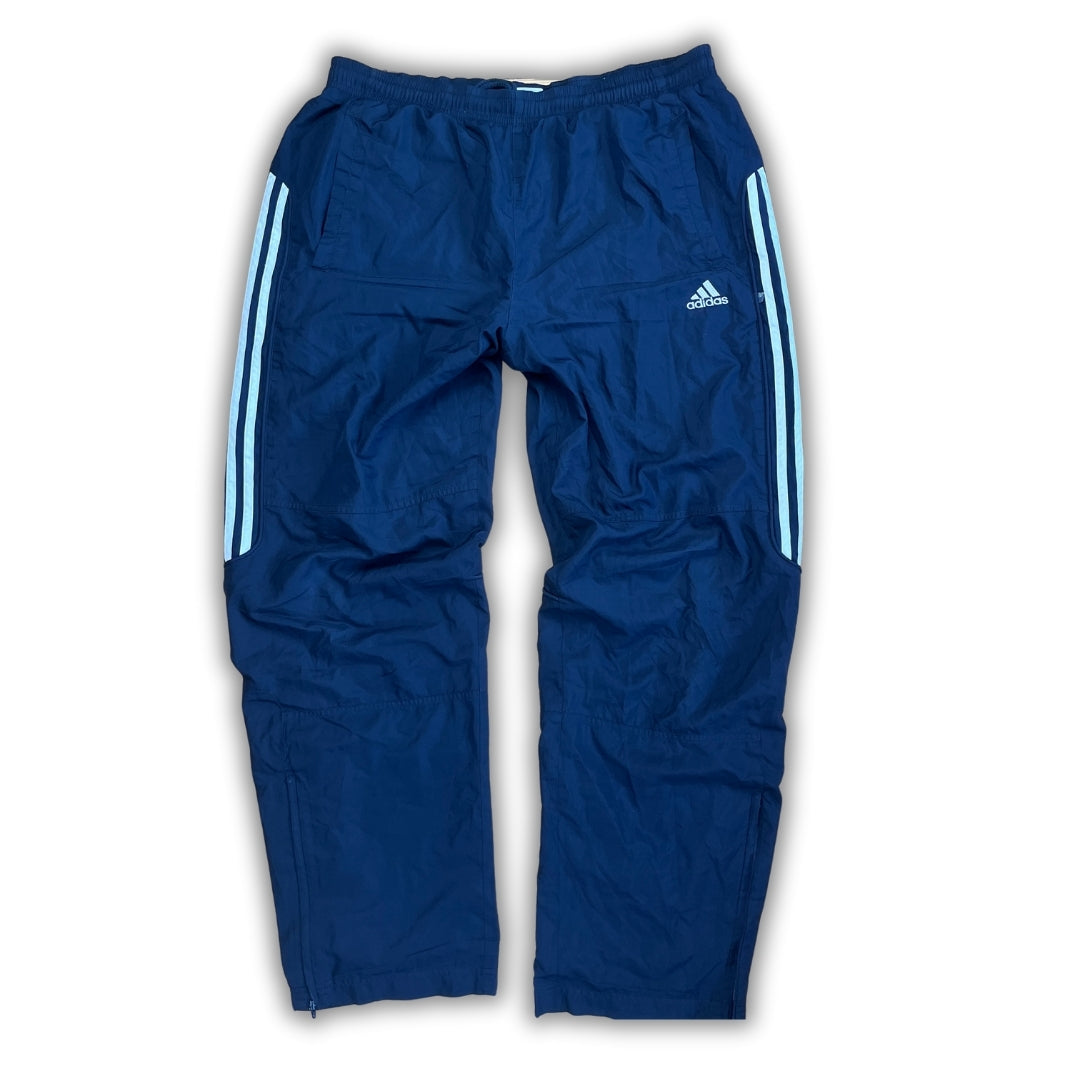 Vintage Adidas Blue Trackpants (XL)