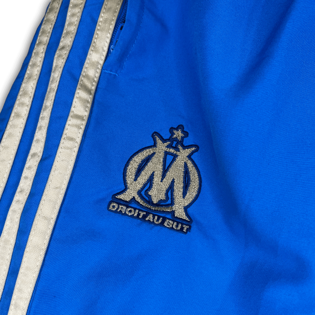 Vintage Adidas Blue Olympique Marseille Trackpants (XS) - Solenetwork