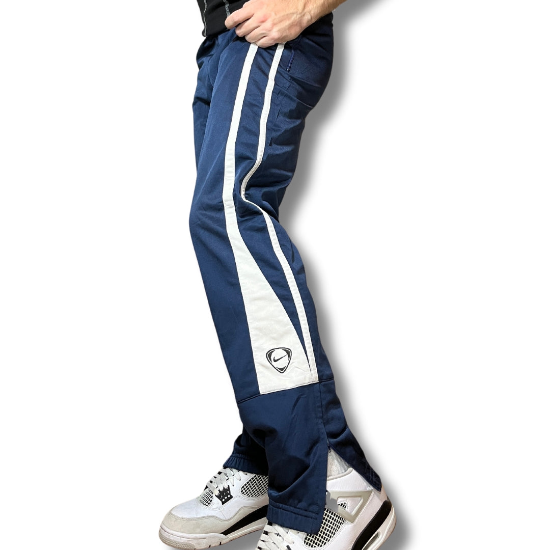 Vintage Nike Dark Blue Trackpants (L)