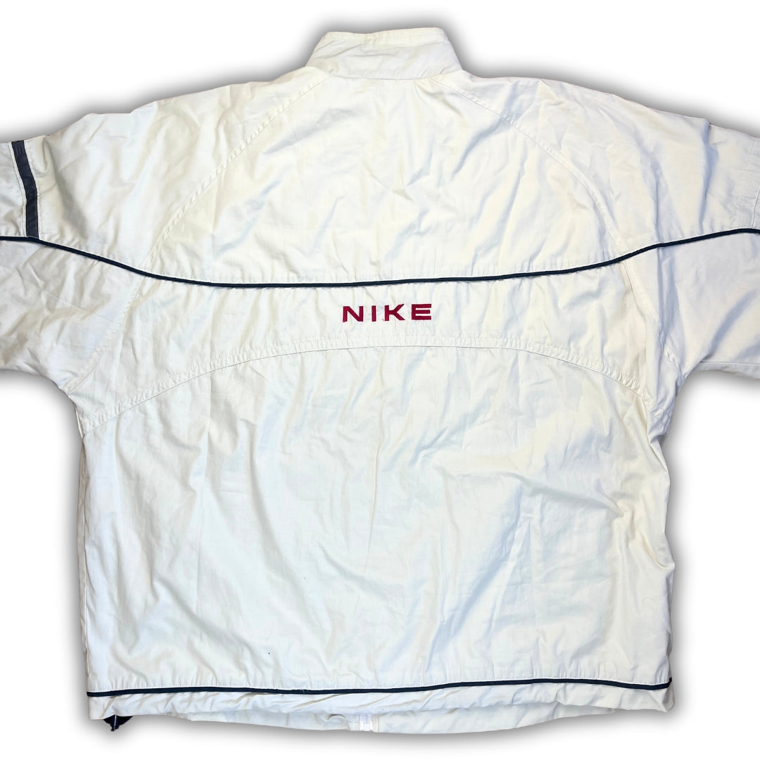 Vintage Nike Beige Trackjacket (XL)