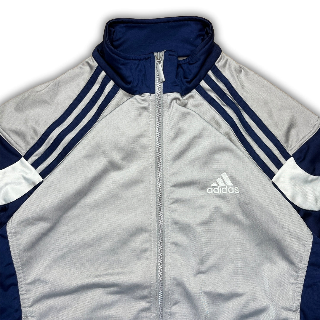 Vintage White Blue Adidas Tracksuit (L)