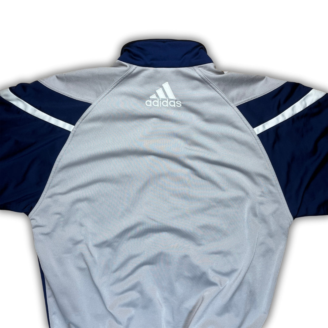 Vintage White Blue Adidas Tracksuit (L)