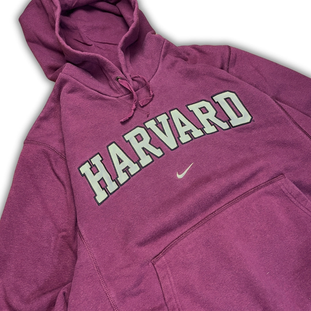 Vintage Nike Red Middle Swoosh Harvard Hoodie (S)
