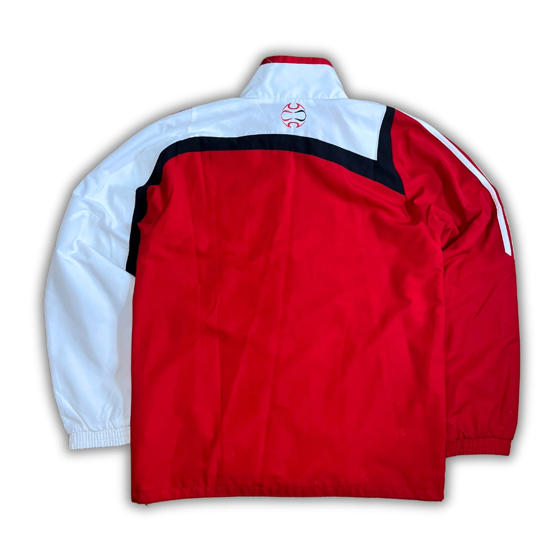 Vintage Adidas Red White FC Liverpool Trackjacket (S)
