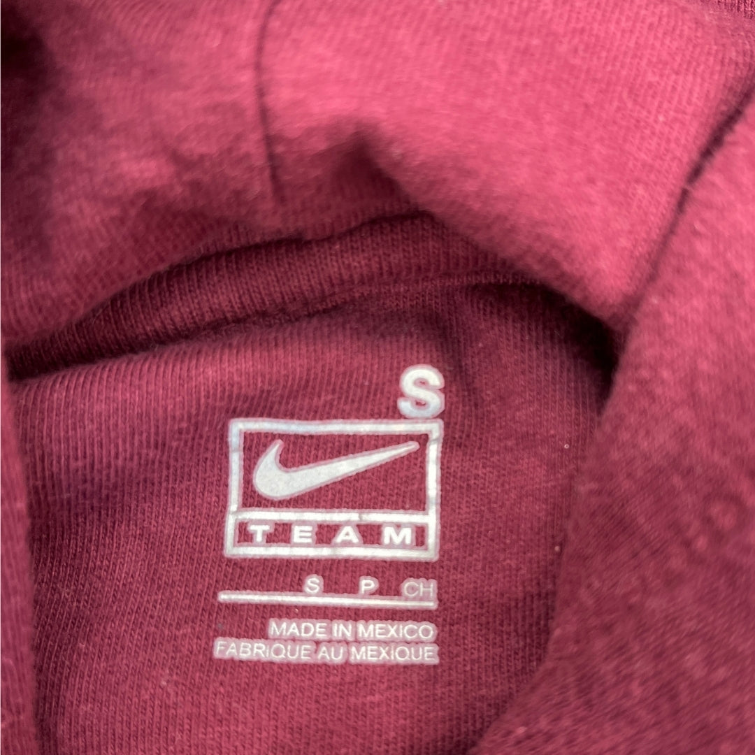 Vintage Nike Red Middle Swoosh Harvard Hoodie (S)