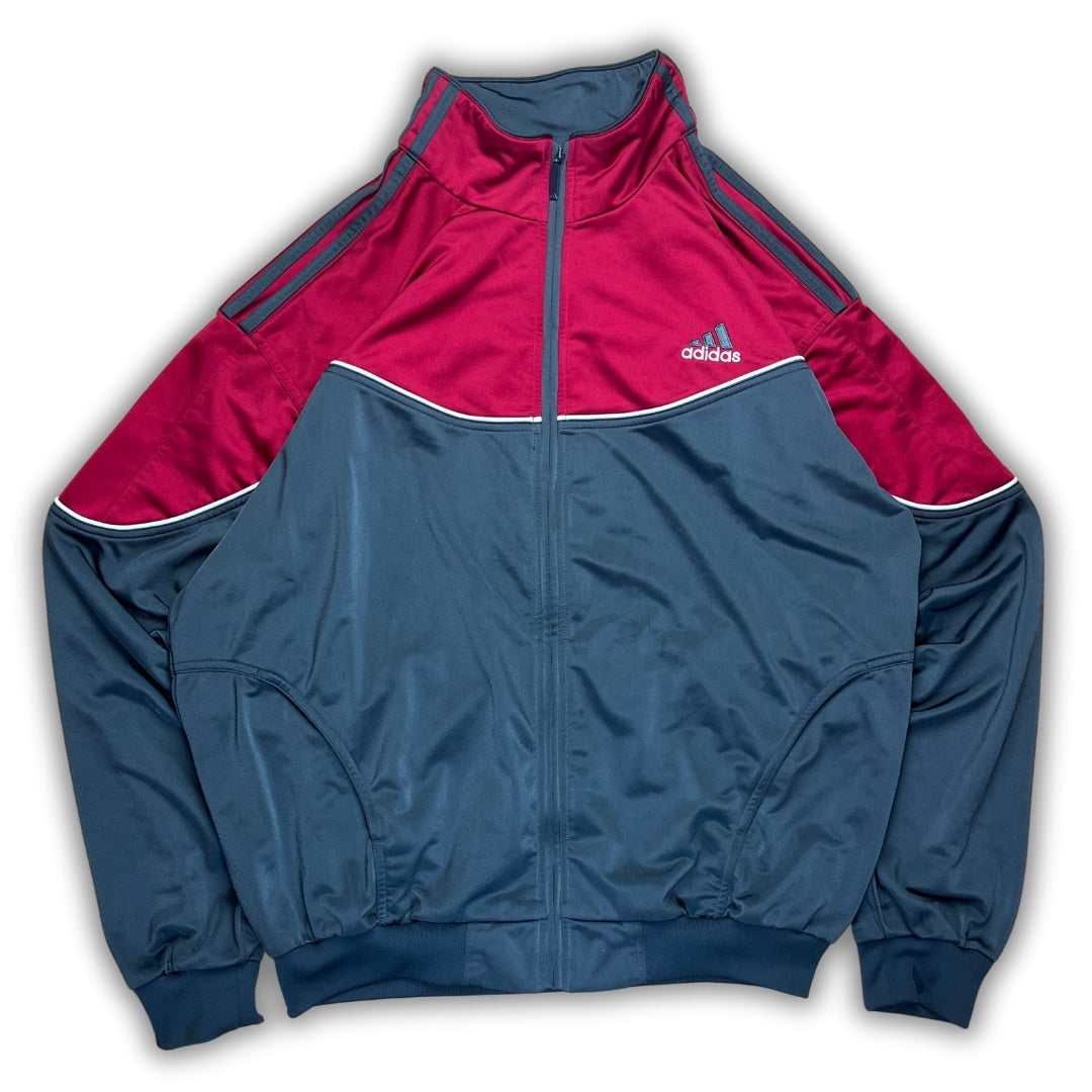 Vintage Nike Black Gray Track Jacket (XL)