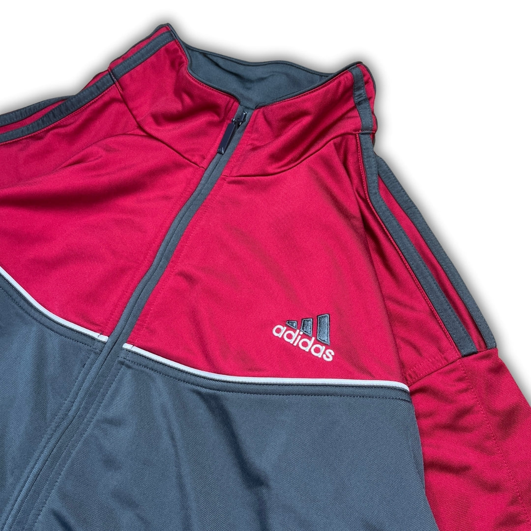 Vintage Nike Black Gray Track Jacket (XL)