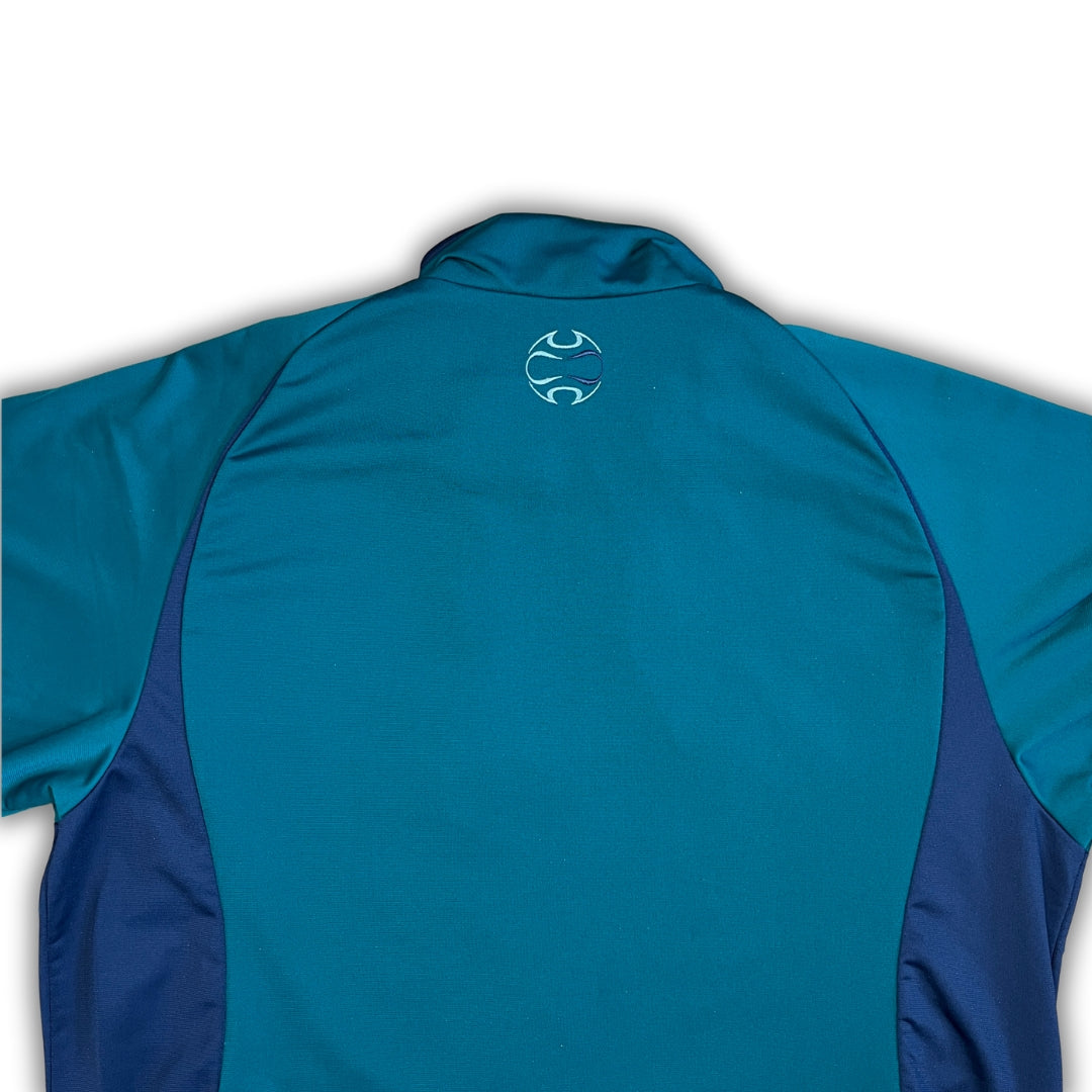 Vintage Adidas Forest Green Wave Trackjacket (L)