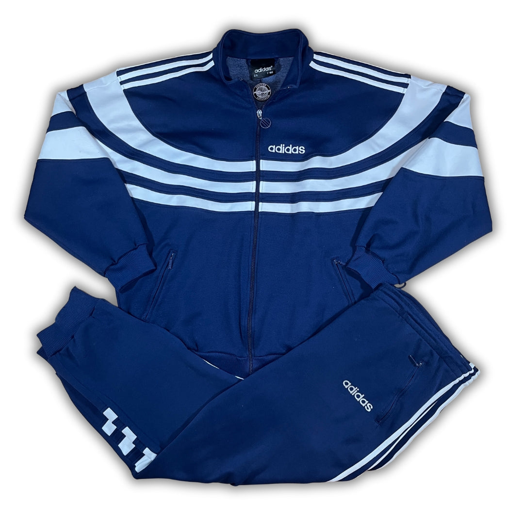 Vintage Adidas Blue Wave Tracksuit (XL)